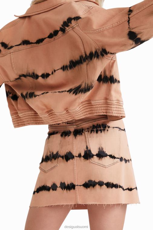 solmittava denim-minihame Desigual naiset F4V04668 vaatetus