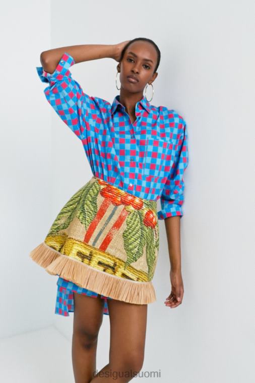 stella jean lyhyt hame Desigual naiset F4V045 vaatetus