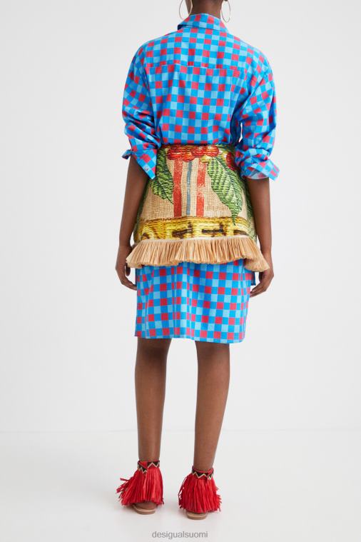 stella jean lyhyt hame Desigual naiset F4V045 vaatetus