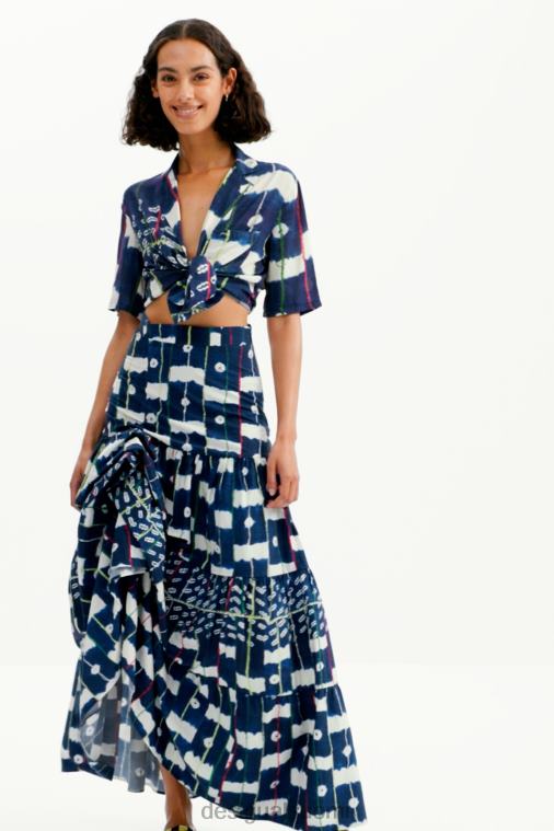 stella jean moniasentoinen pitkä hame Desigual naiset F4V04311 vaatetus