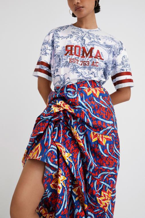 stella jean moniasentoinen pitkä hame Desigual naiset F4V04355 vaatetus