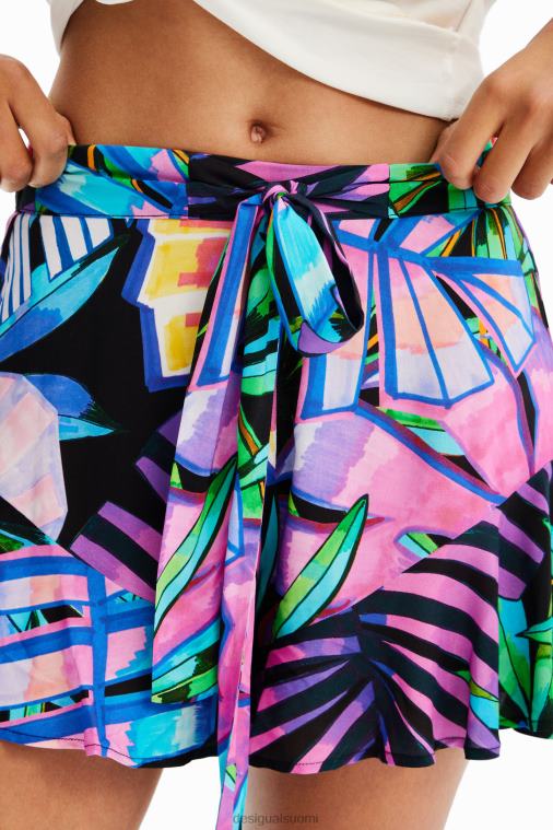 trooppiset röyhelöhousut Desigual naiset F4V04380 vaatetus