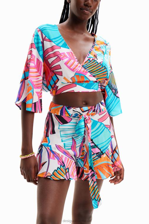 trooppiset röyhelöhousut Desigual naiset F4V04502 vaatetus