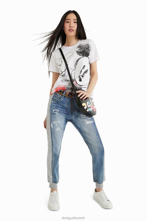 Disneyn mikki hiiri jogger farkut Desigual naiset F4V043 vaatetus