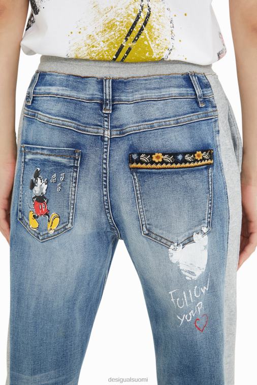Disneyn mikki hiiri jogger farkut Desigual naiset F4V043 vaatetus