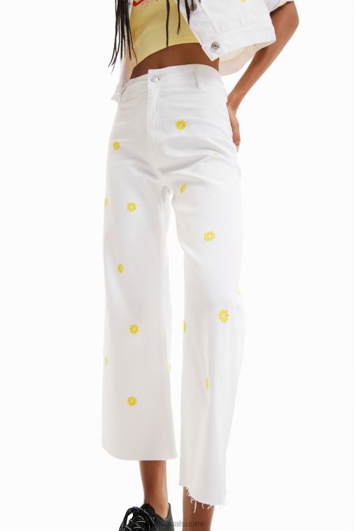 daisy-rajatut culotte-farkut Desigual naiset F4V04379 vaatetus