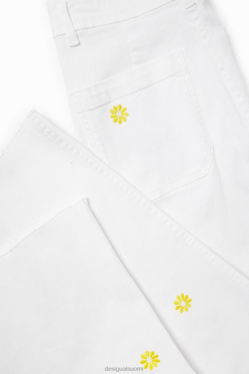 daisy-rajatut culotte-farkut Desigual naiset F4V04379 vaatetus