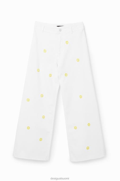 daisy-rajatut culotte-farkut Desigual naiset F4V04379 vaatetus