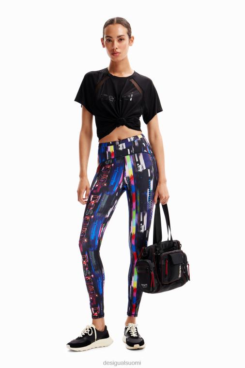 digitaaliset urheiluleggingsit Desigual naiset F4V04170 vaatetus