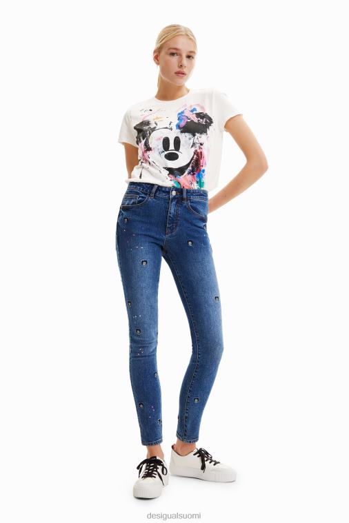 disneyn Mikki Hiiri ohuet push-up farkut Desigual naiset F4V04623 vaatetus