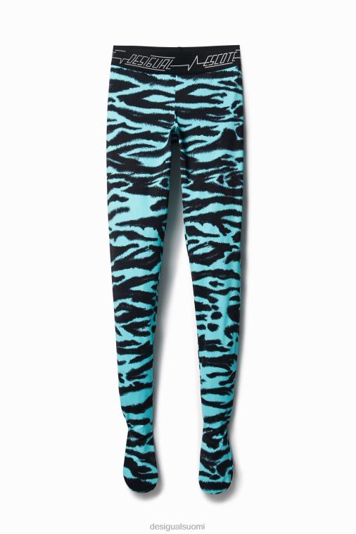 eläinkuvioiset ohuet leggingsit Desigual naiset F4V041051 vaatetus