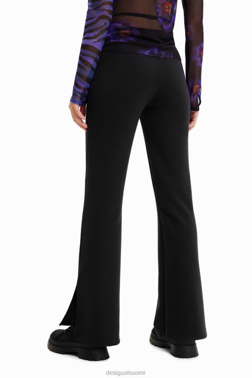 kootut housut solmioilla Desigual naiset F4V04706 vaatetus