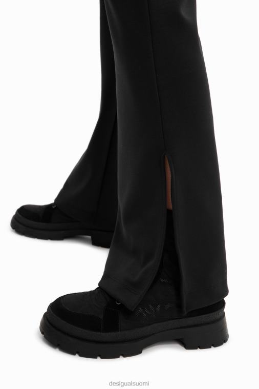 kootut housut solmioilla Desigual naiset F4V04706 vaatetus