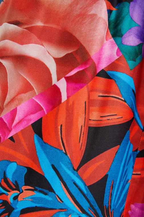 kukkaiset palazzo-housut Desigual naiset F4V041078 vaatetus