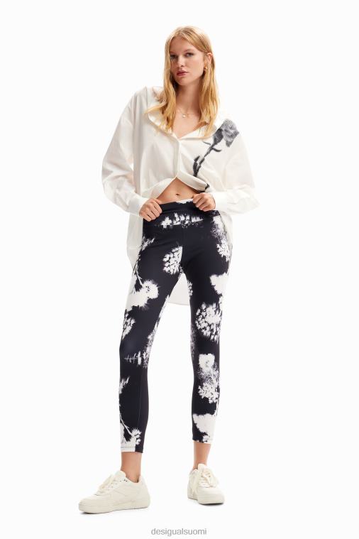 kukkaiset urheiluleggingsit Desigual naiset F4V04119 vaatetus