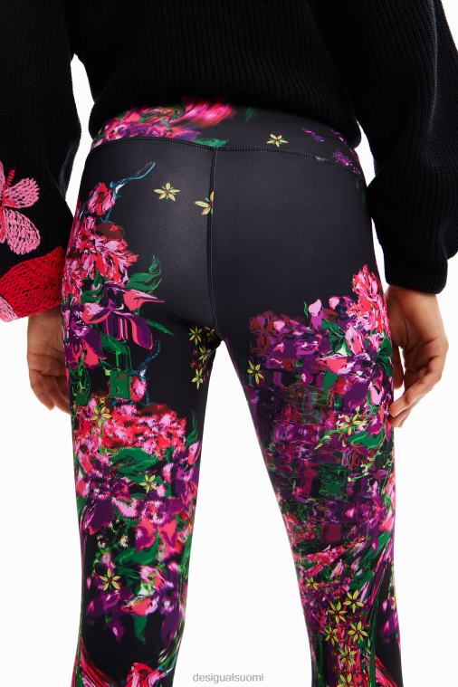 kukkaiset urheiluleggingsit Desigual naiset F4V0497 vaatetus