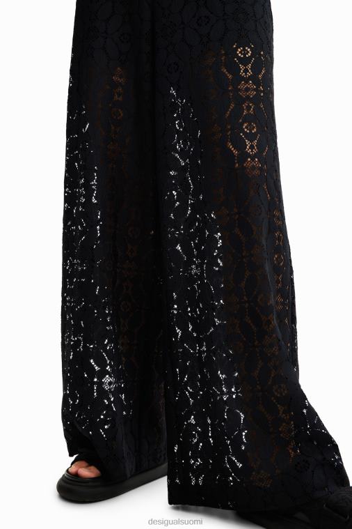 läpinäkyvät pitsihousut Desigual naiset F4V04420 vaatetus