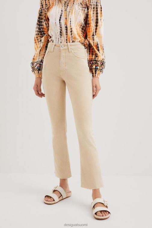 levenevät lyhennetyt farkut Desigual naiset F4V04755 vaatetus