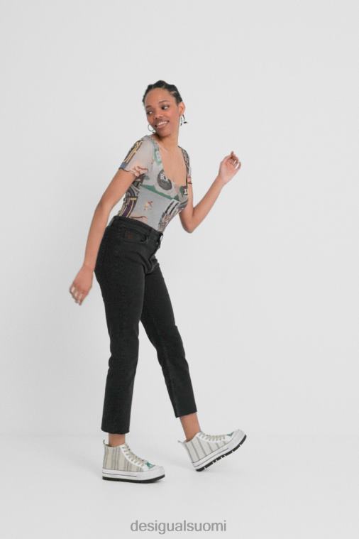 levenevät nilkka grazer -farkut Desigual naiset F4V041026 vaatetus