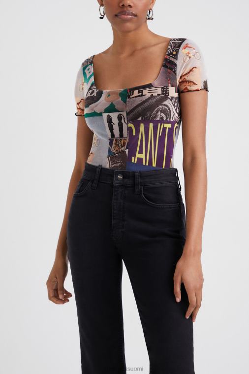 levenevät nilkka grazer -farkut Desigual naiset F4V041026 vaatetus