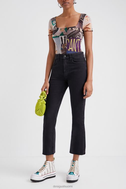 levenevät nilkka grazer -farkut Desigual naiset F4V041026 vaatetus