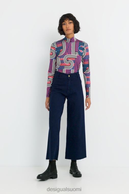 lyhennetyt culotte-farkut Desigual naiset F4V04813 vaatetus