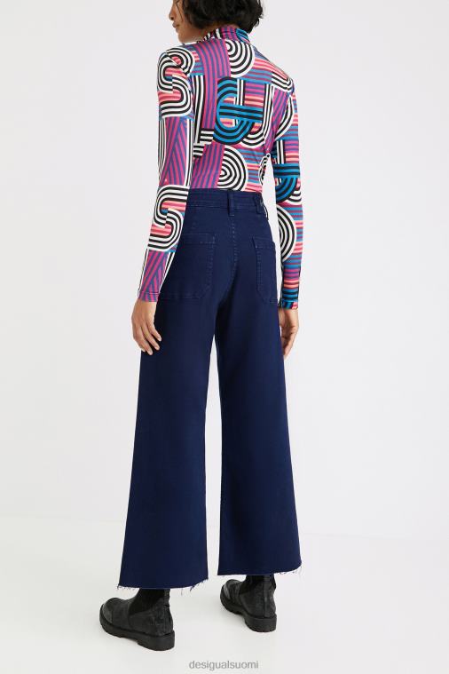 lyhennetyt culotte-farkut Desigual naiset F4V04813 vaatetus