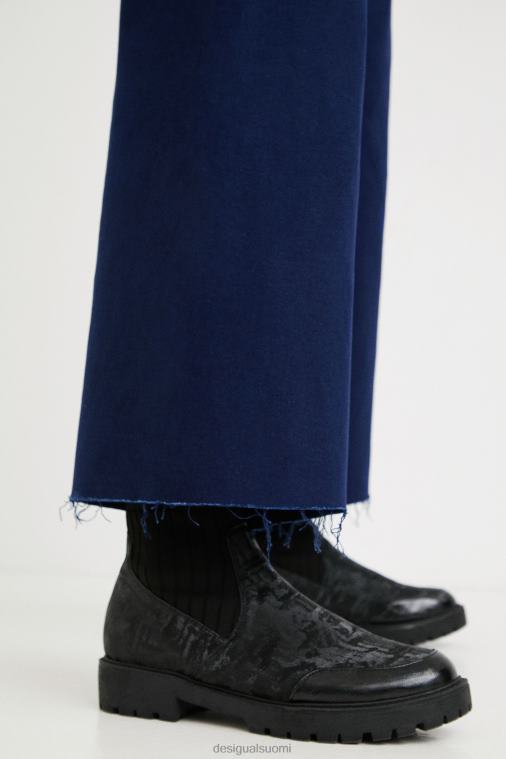 lyhennetyt culotte-farkut Desigual naiset F4V04813 vaatetus