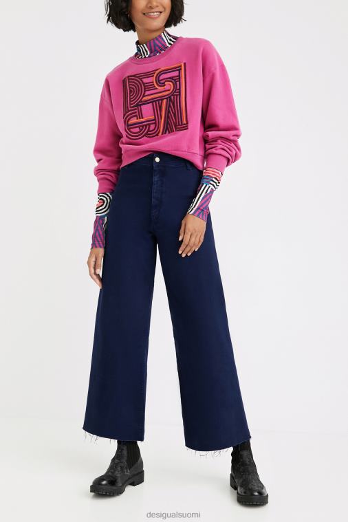 lyhennetyt culotte-farkut Desigual naiset F4V04813 vaatetus