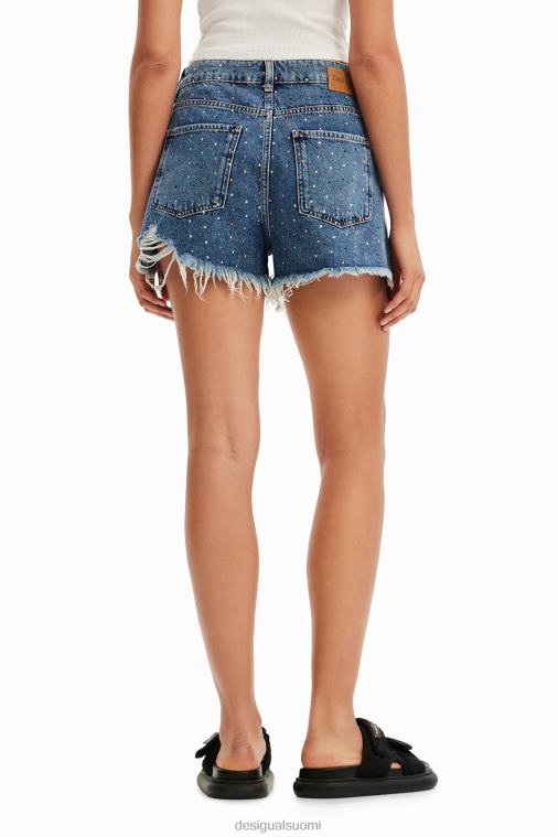 nastalliset farkkushortsit Desigual naiset F4V04513 vaatetus