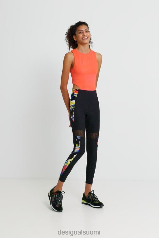 ohuet leggingsit kukat Desigual naiset F4V041061 vaatetus