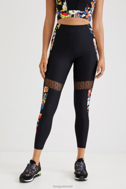 ohuet leggingsit kukat Desigual naiset F4V041061 vaatetus