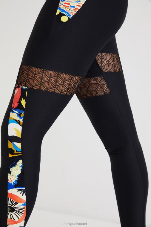 ohuet leggingsit kukat Desigual naiset F4V041061 vaatetus