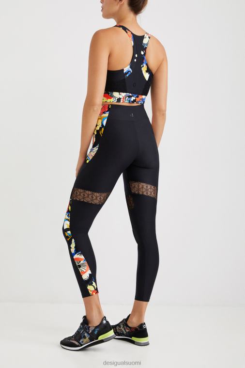 ohuet leggingsit kukat Desigual naiset F4V041061 vaatetus