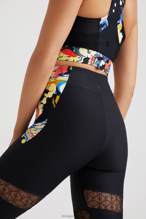 ohuet leggingsit kukat Desigual naiset F4V041061 vaatetus