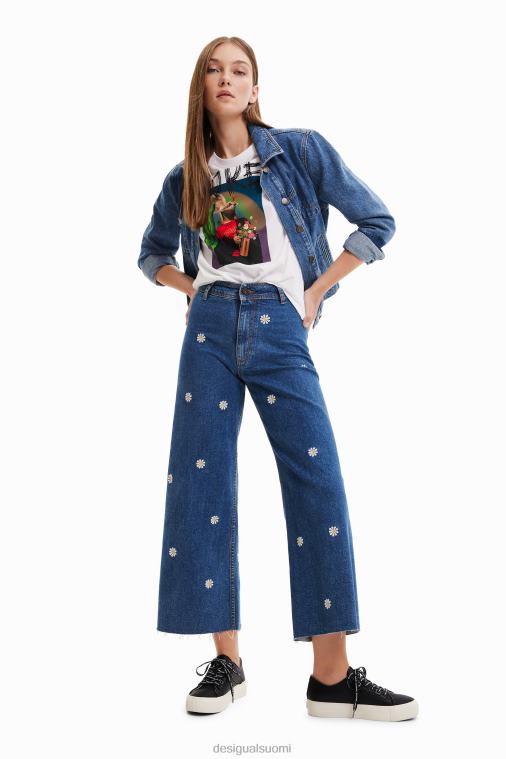 päivänkakkara denim culottes Desigual naiset F4V04881 vaatetus