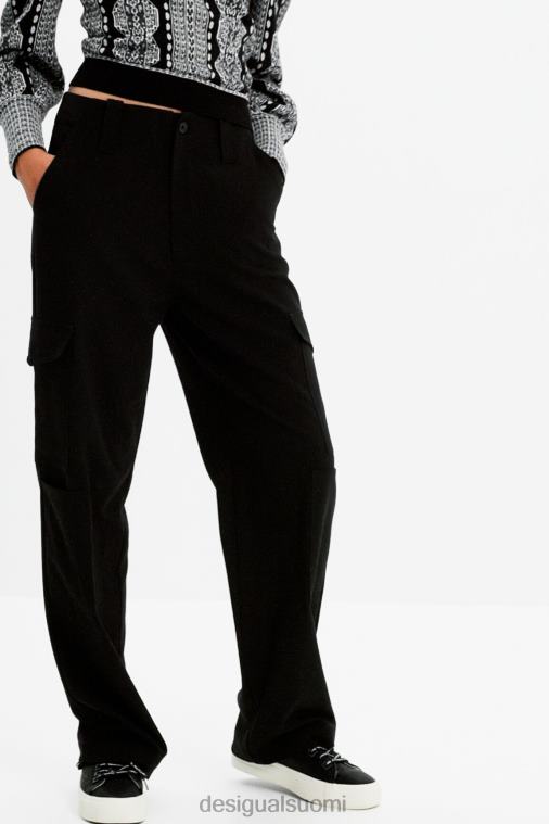 perus cargo-housut Desigual naiset F4V04162 vaatetus