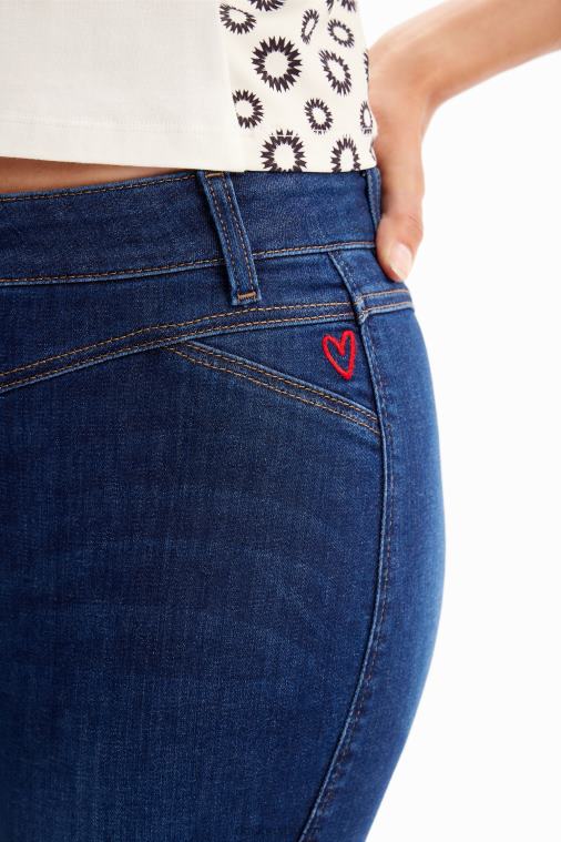 push-up kapeat farkut Desigual naiset F4V04141 vaatetus