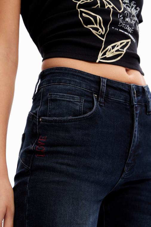 push-up kapeat farkut Desigual naiset F4V04173 vaatetus