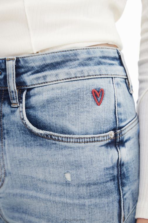 push-up kapeat farkut Desigual naiset F4V04766 vaatetus