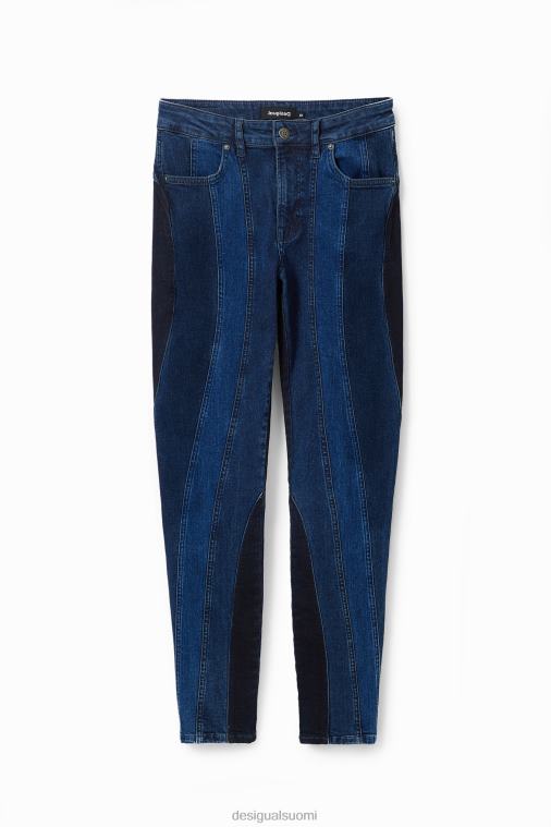 saumatut push-up-kuiset farkut Desigual naiset F4V04238 vaatetus