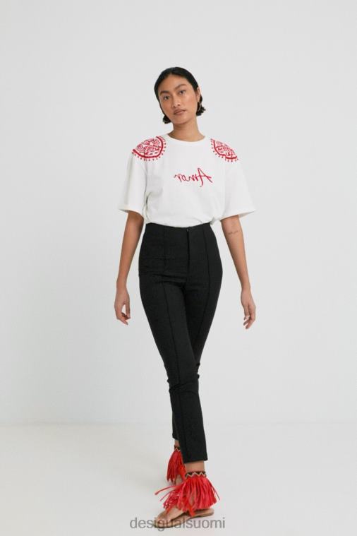 stella jean ohuet housut Desigual naiset F4V041079 vaatetus