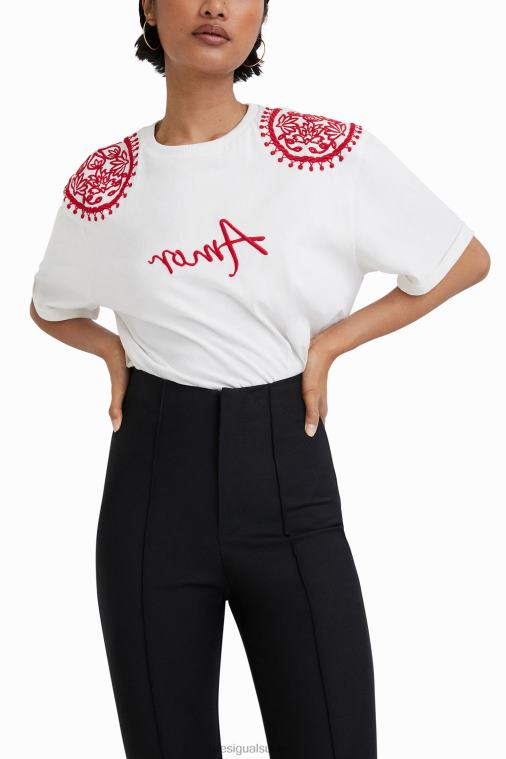 stella jean ohuet housut Desigual naiset F4V041079 vaatetus