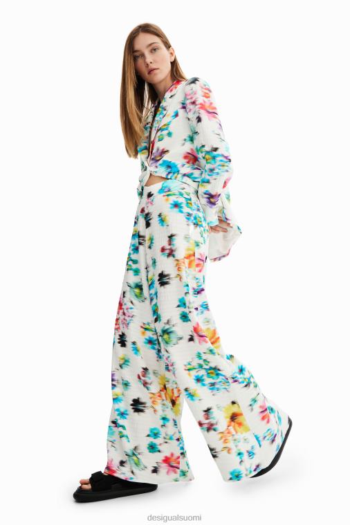 sumea kukka maxi housut Desigual naiset F4V04926 vaatetus