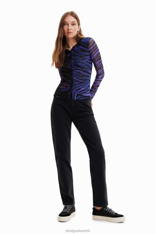 suorat strassifarkut Desigual naiset F4V04567 vaatetus