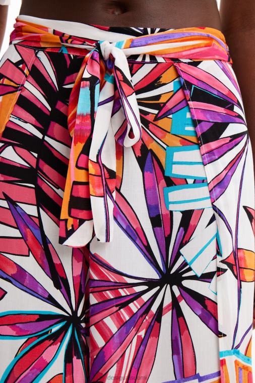 trooppiset halkiohousut Desigual naiset F4V04519 vaatetus