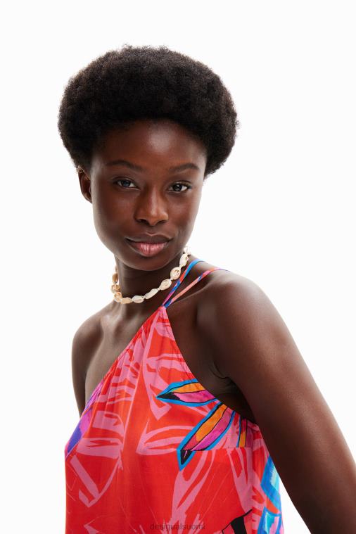 Trooppinen epäsymmetrinen midi-mekko Desigual naiset F4V04550 vaatetus