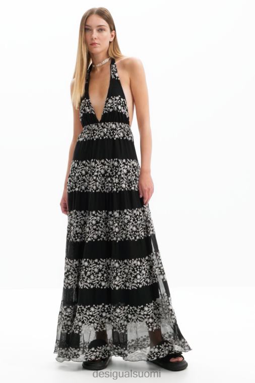 brodeerattu maximekko Desigual naiset F4V04921 vaatetus