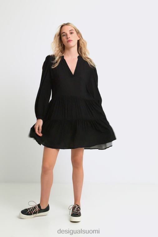 etninen hihainen mekko Desigual naiset F4V041092 vaatetus