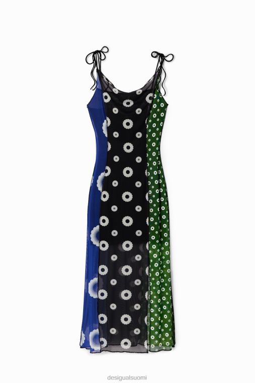 geometrinen midi-slip-mekko Desigual naiset F4V0477 vaatetus